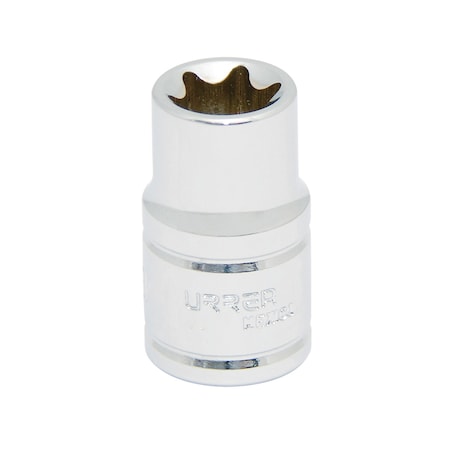 Urrea 1/2" drive female torx short socket E12 5412TX